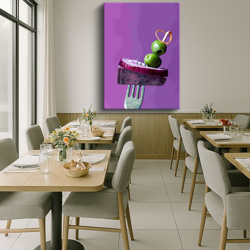 Yiyecek & İçecek Kanvas Tablo 168