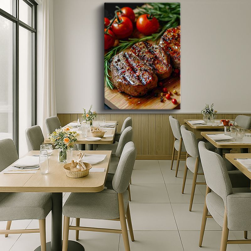 Yiyecek & İçecek Kanvas Tablo 193