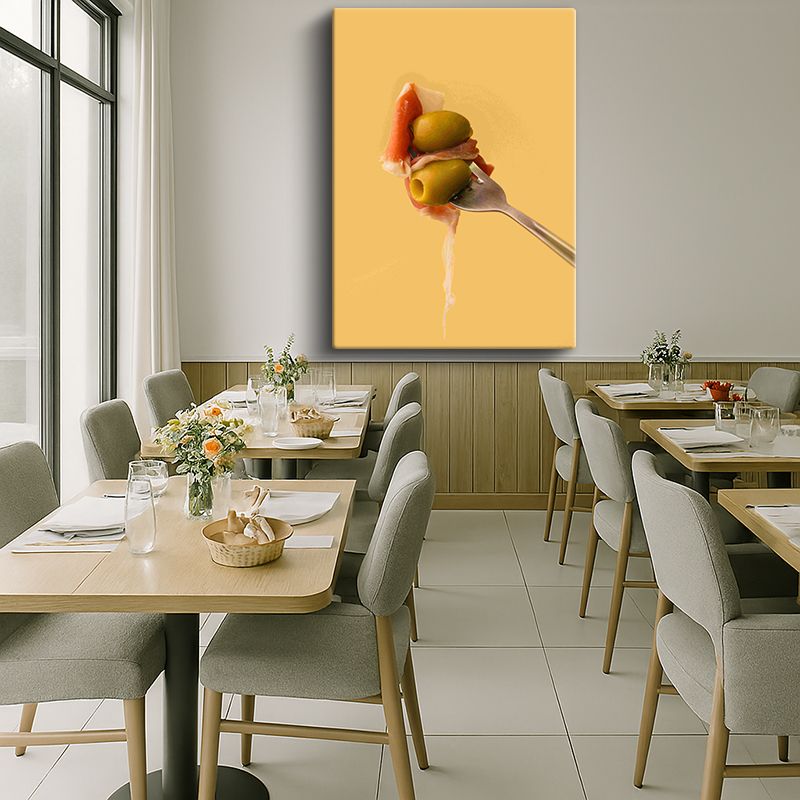 Yiyecek & İçecek Kanvas Tablo 204