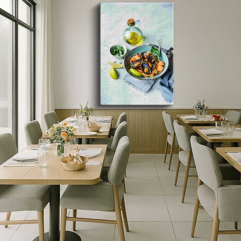 Yiyecek & İçecek Kanvas Tablo 215