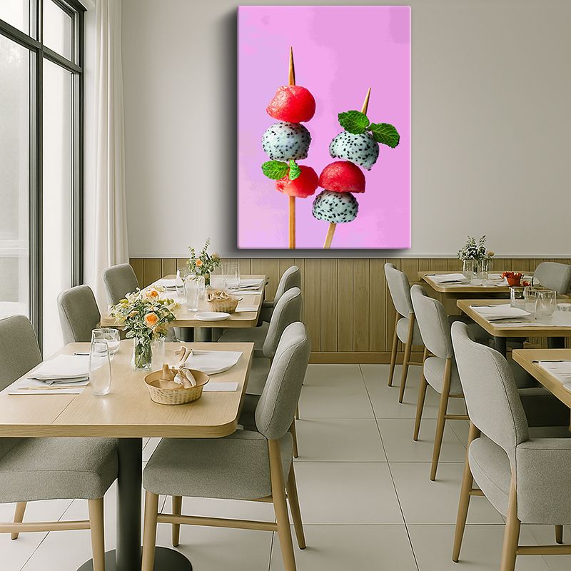 Yiyecek & İçecek Kanvas Tablo 226