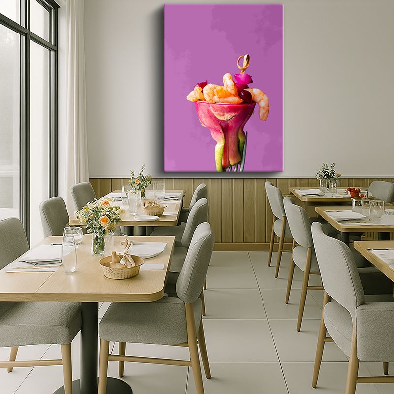 Yiyecek & İçecek Kanvas Tablo 229