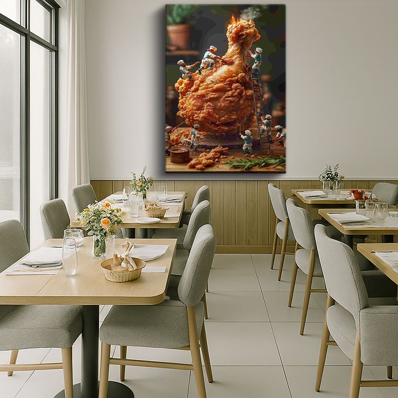 Yiyecek & İçecek Kanvas Tablo 250