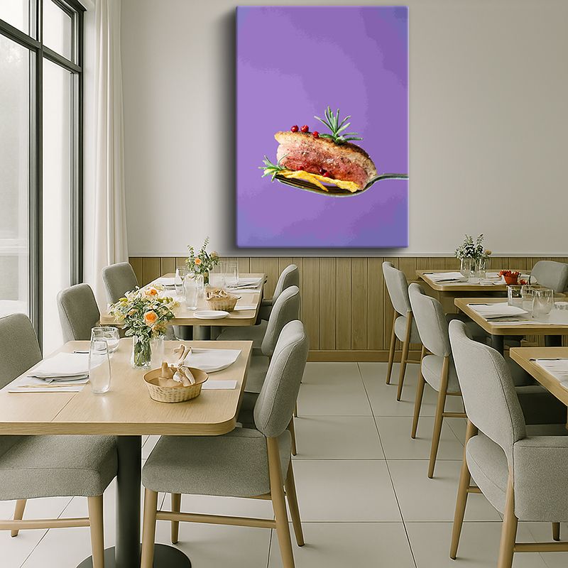 Yiyecek & İçecek Kanvas Tablo 259