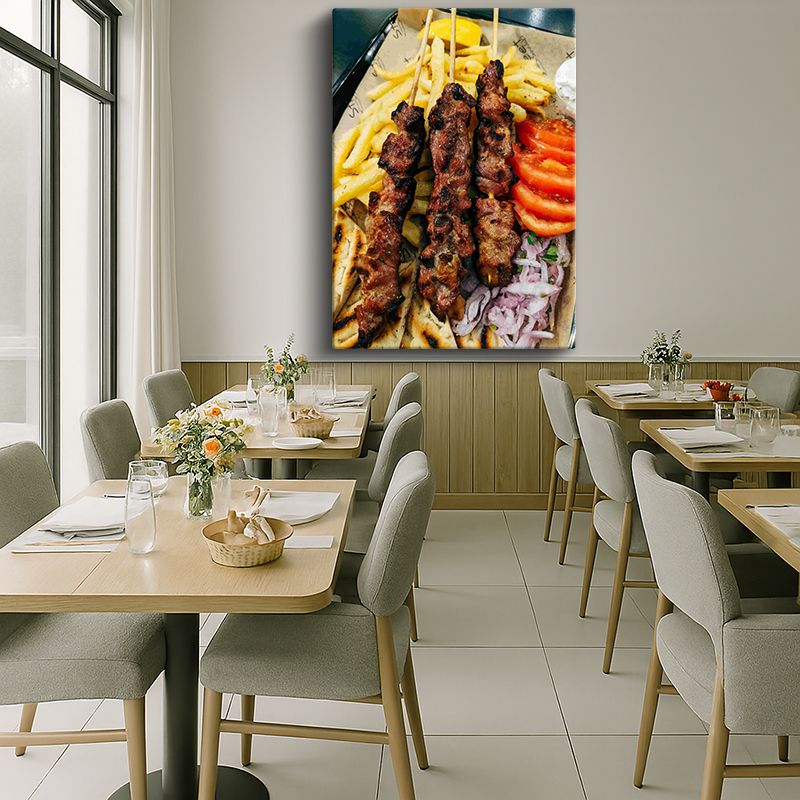 Yiyecek & İçecek Kanvas Tablo 260