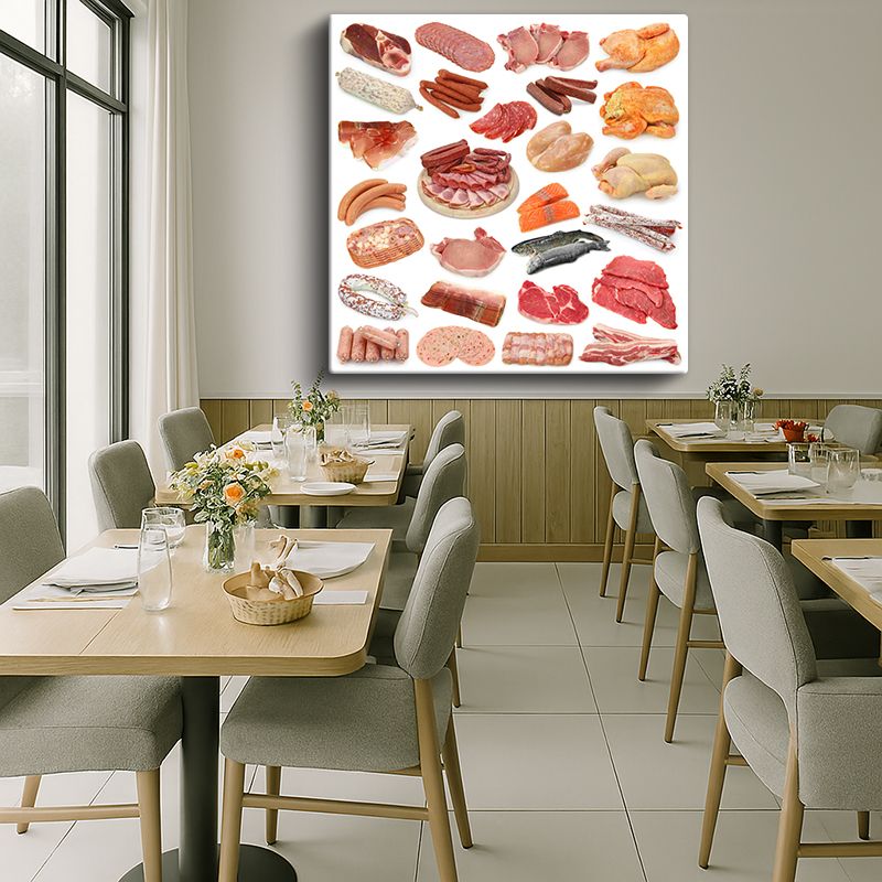 Yiyecek & İçecek Kanvas Tablo 268