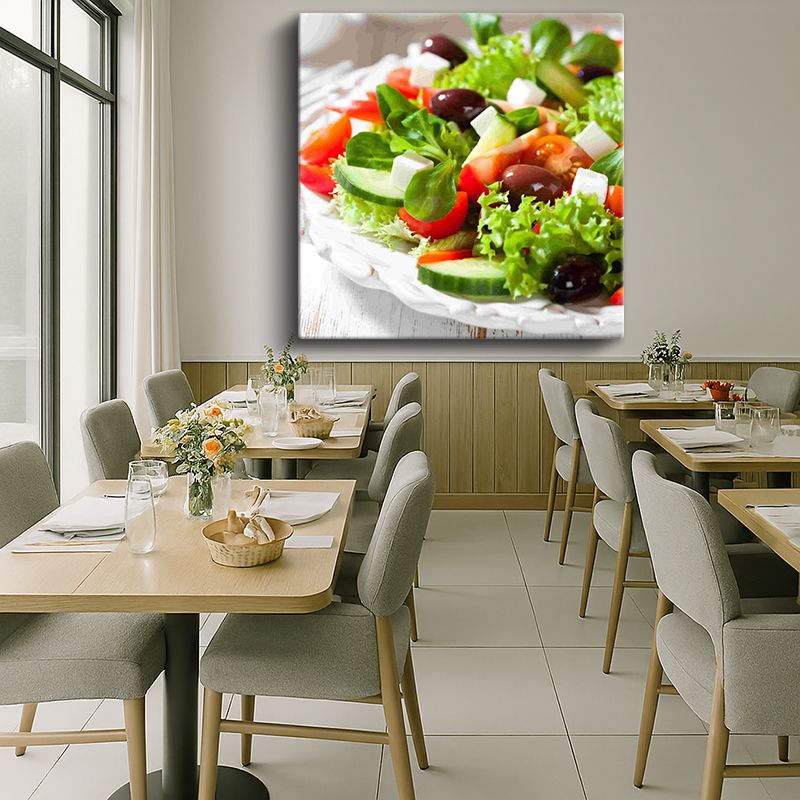 Yiyecek & İçecek Kanvas Tablo 287