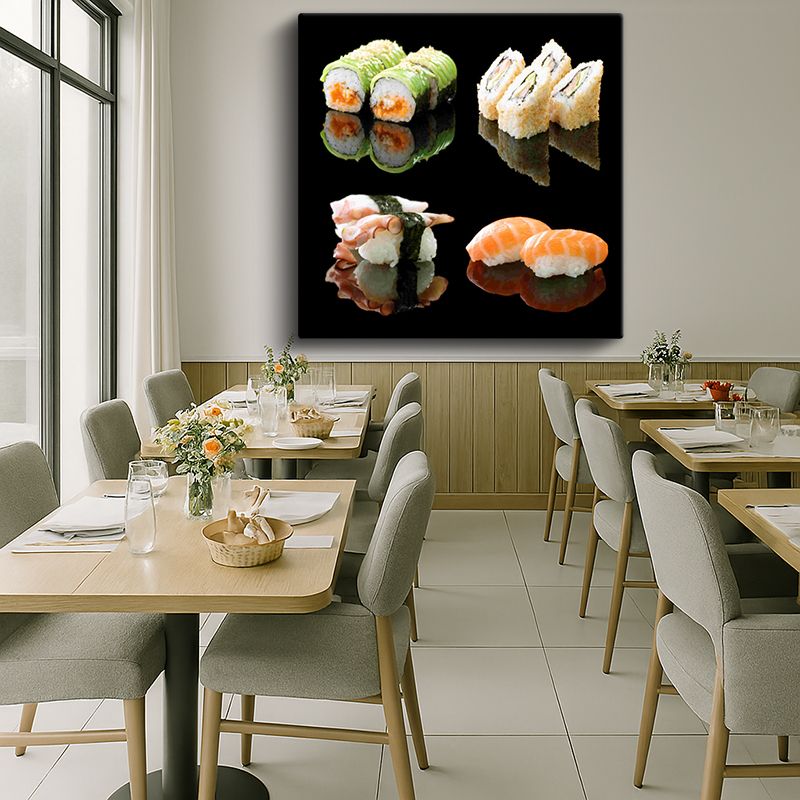 Yiyecek & İçecek Kanvas Tablo 301