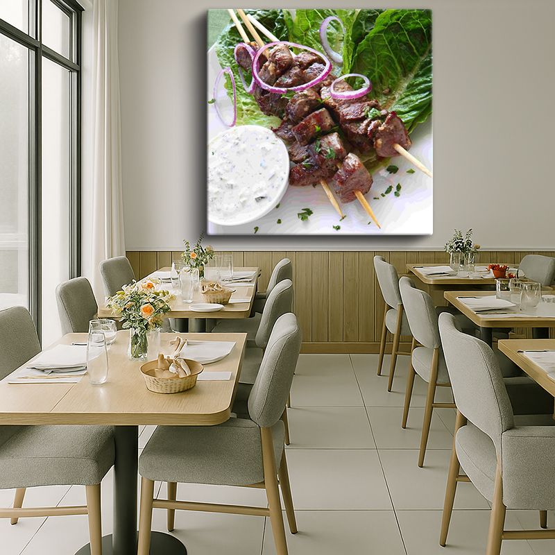 Yiyecek & İçecek Kanvas Tablo 307