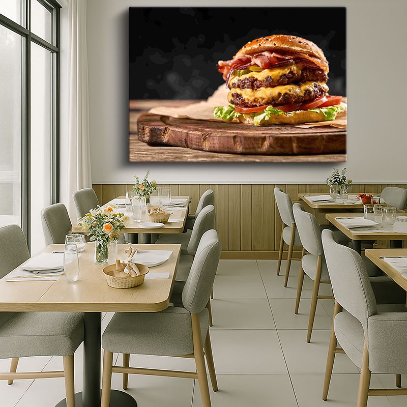 Yiyecek & İçecek Kanvas Tablo 308