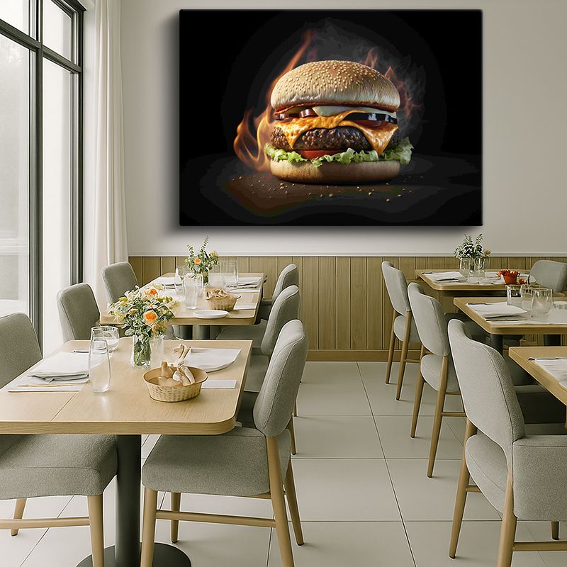 Yiyecek & İçecek Kanvas Tablo 320