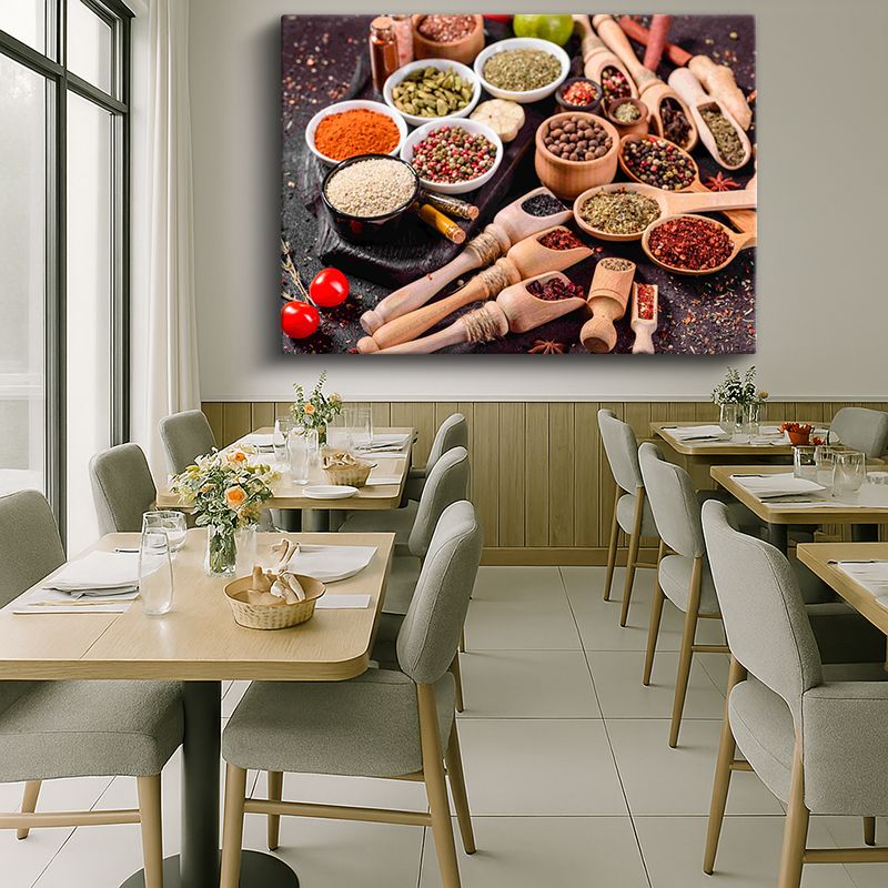 Yiyecek & İçecek Kanvas Tablo 331