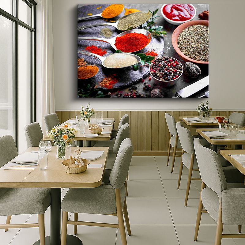 Yiyecek & İçecek Kanvas Tablo 333