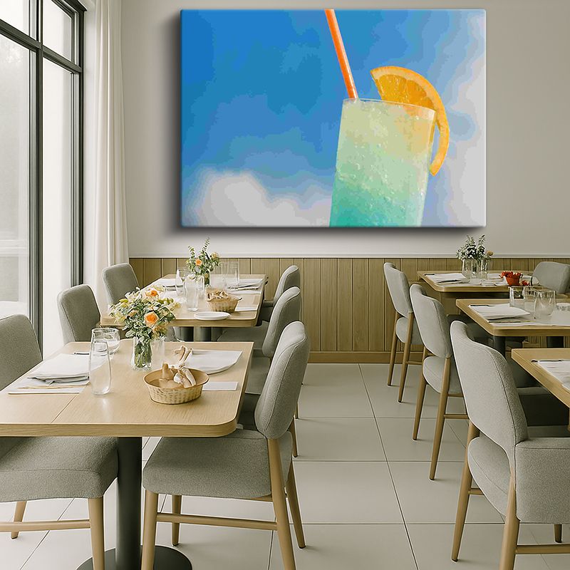 Yiyecek & İçecek Kanvas Tablo 349