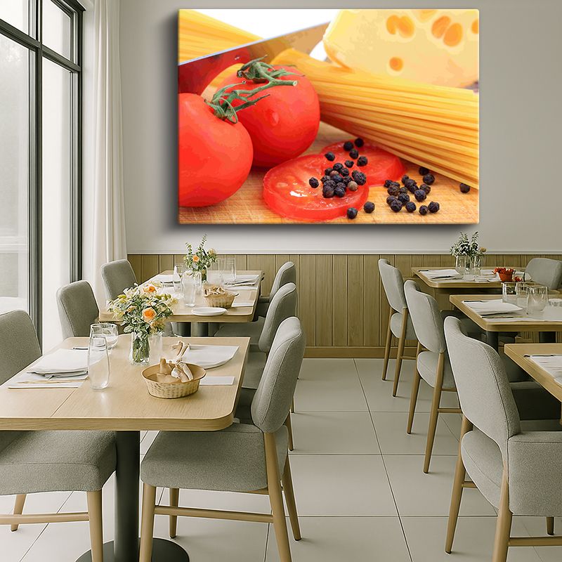 Yiyecek & İçecek Kanvas Tablo 360