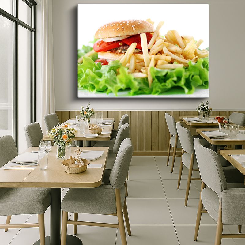 Yiyecek & İçecek Kanvas Tablo 362