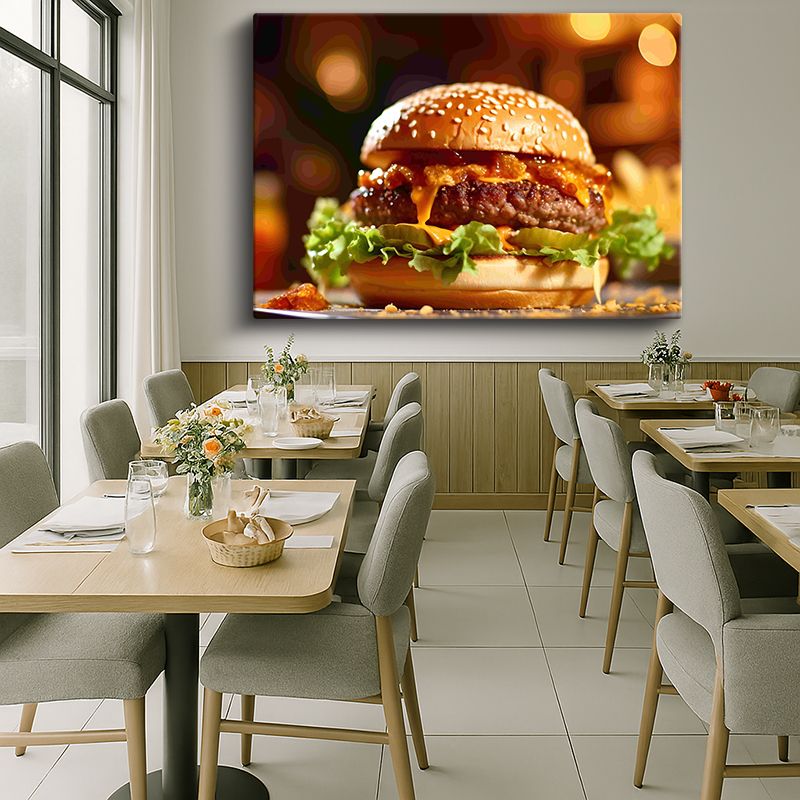 Yiyecek & İçecek Kanvas Tablo 374