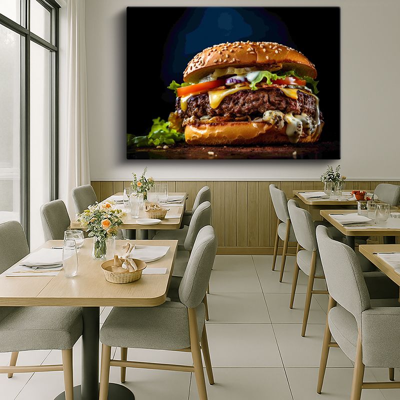 Yiyecek & İçecek Kanvas Tablo 376