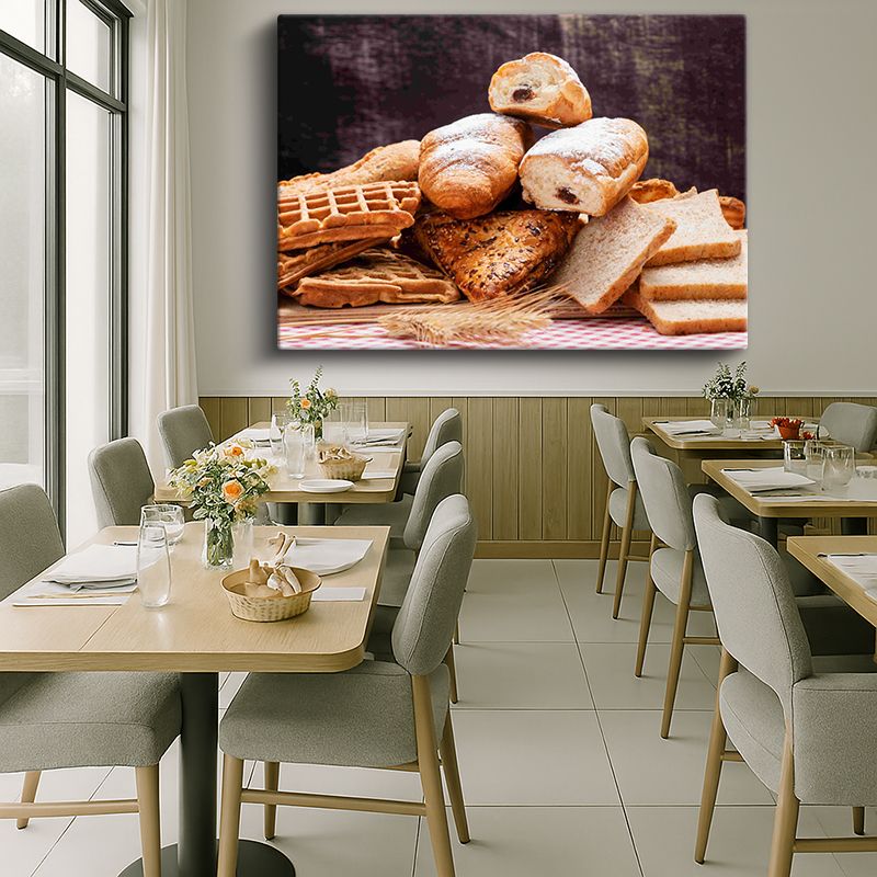Yiyecek & İçecek Kanvas Tablo 390