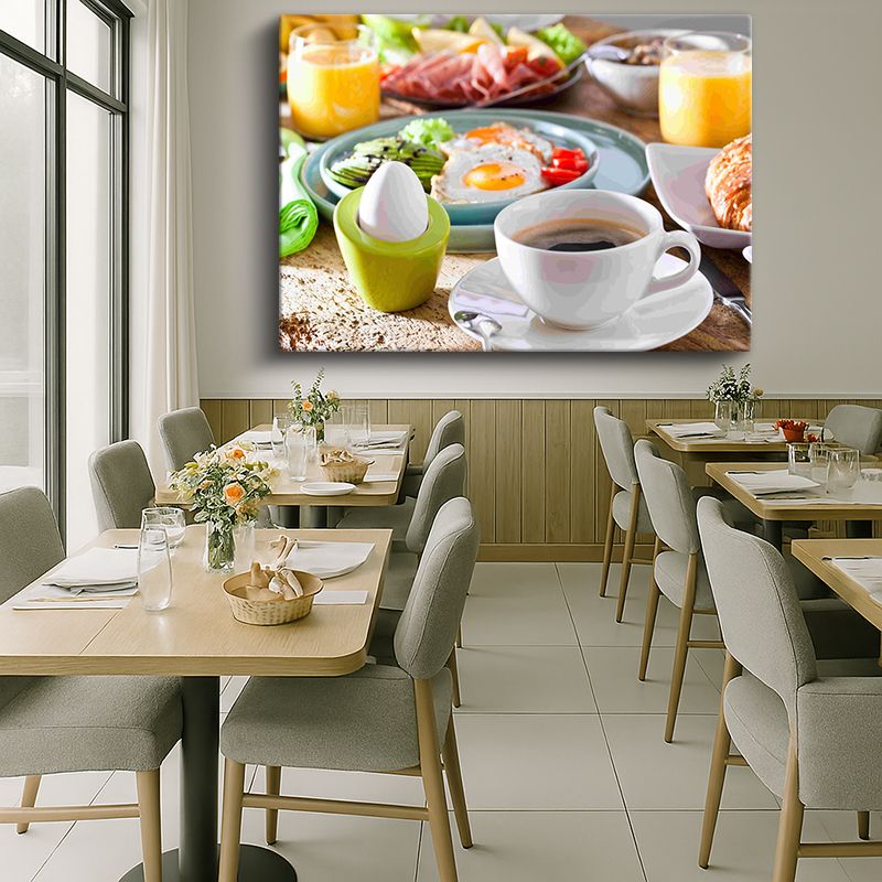 Yiyecek & İçecek Kanvas Tablo 395