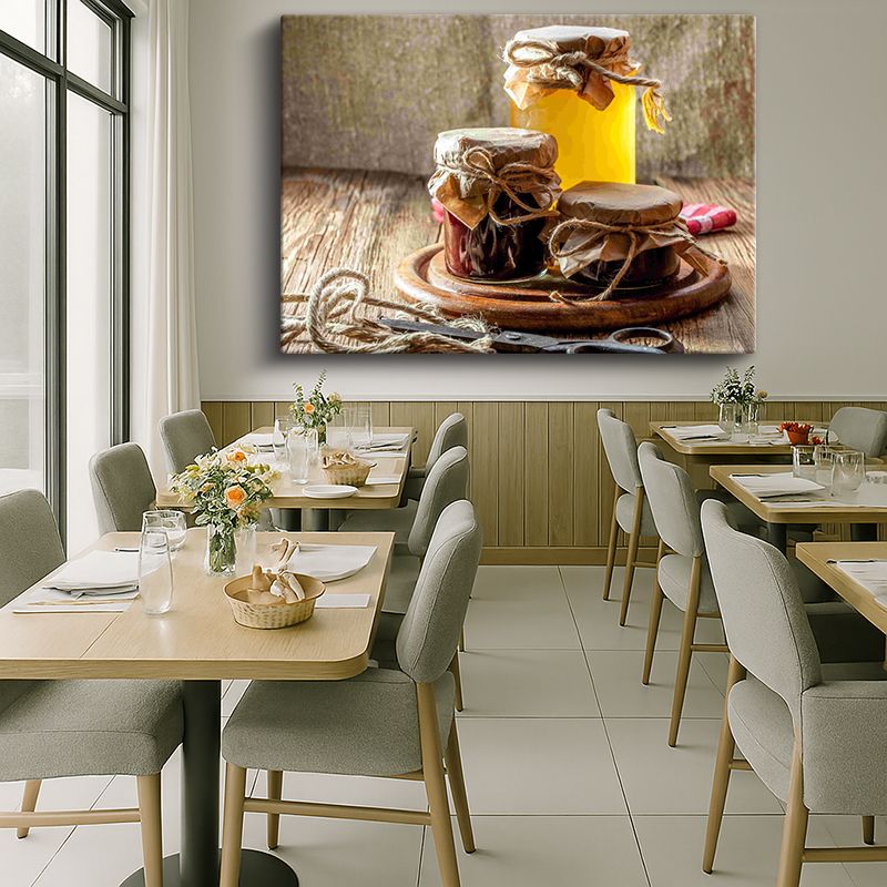 Yiyecek & İçecek Kanvas Tablo 406