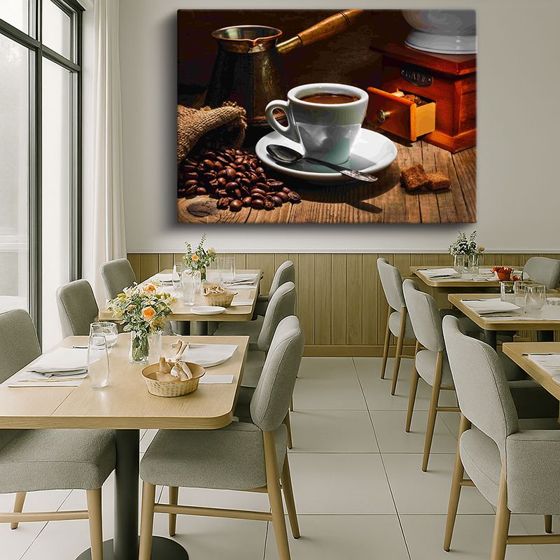 Yiyecek & İçecek Kanvas Tablo 412