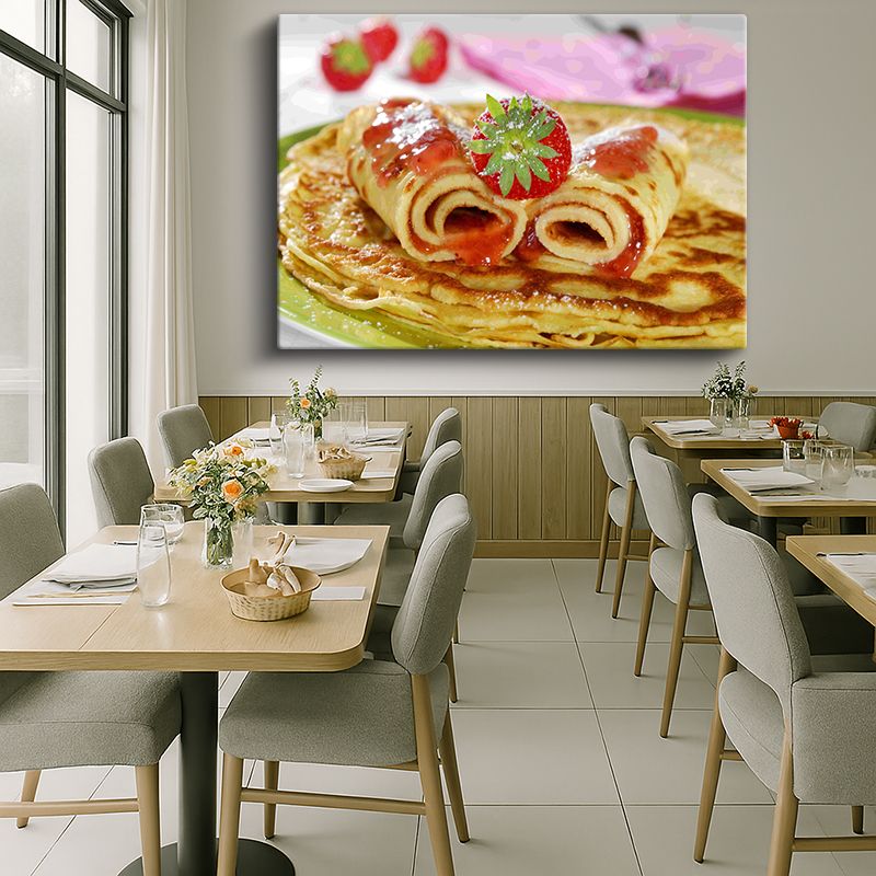 Yiyecek & İçecek Kanvas Tablo 448