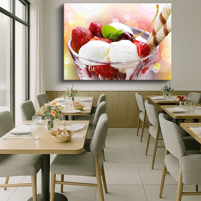 Yiyecek & İçecek Kanvas Tablo 451