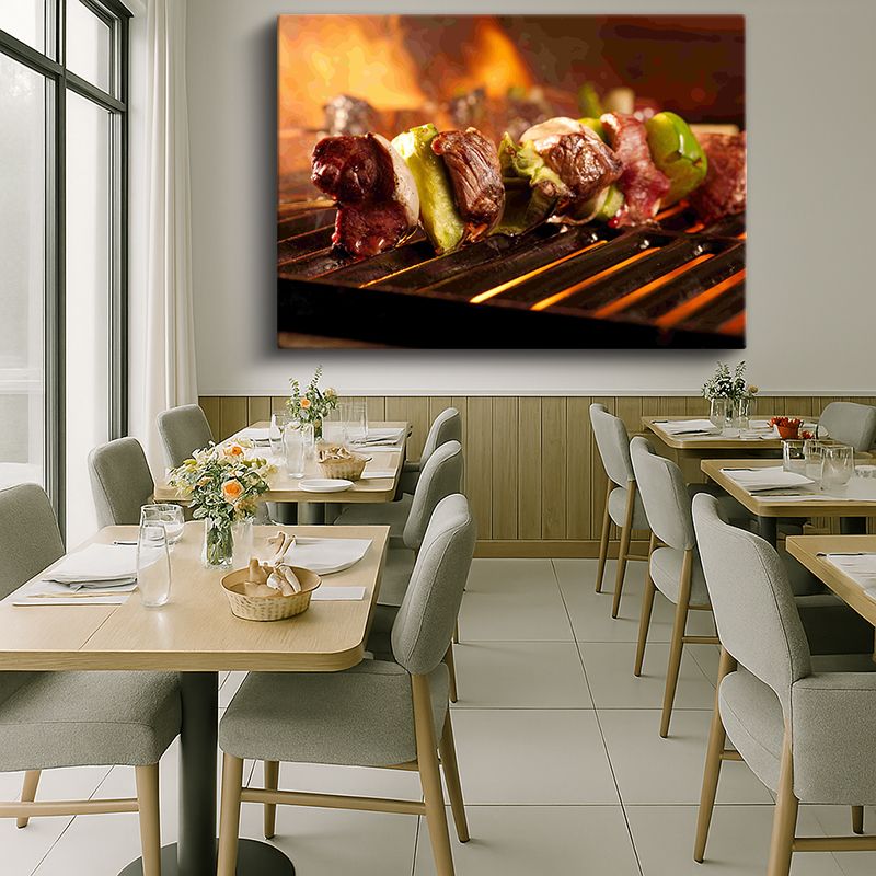 Yiyecek & İçecek Kanvas Tablo 452