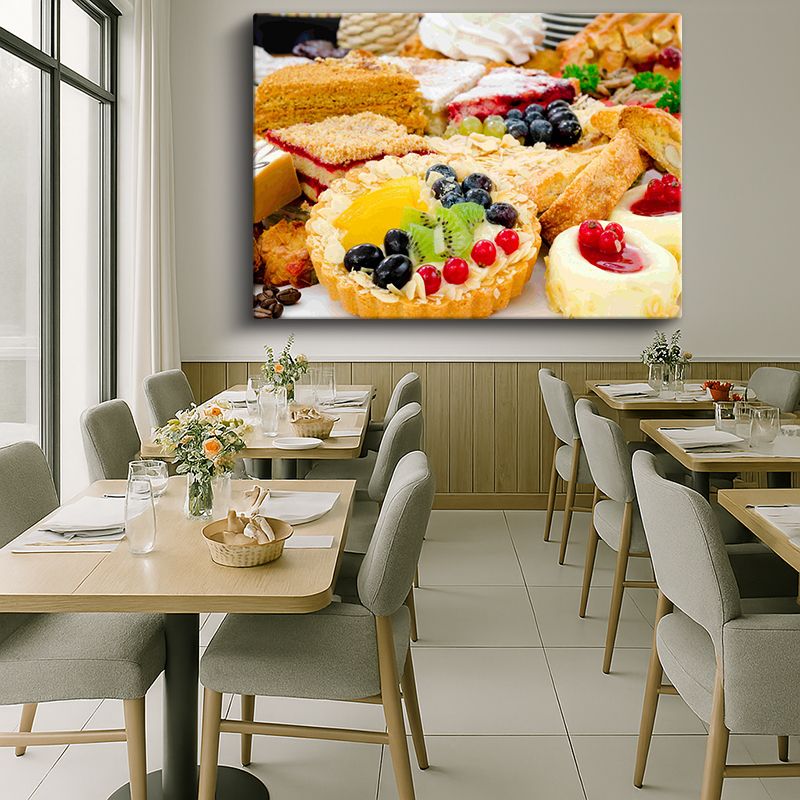 Yiyecek & İçecek Kanvas Tablo 456