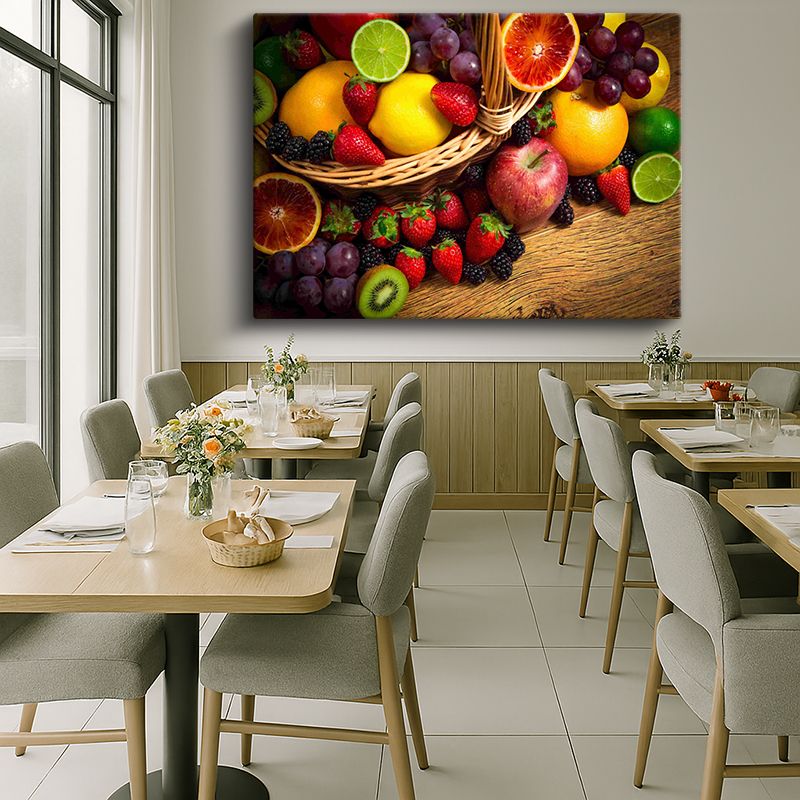 Yiyecek & İçecek Kanvas Tablo 457