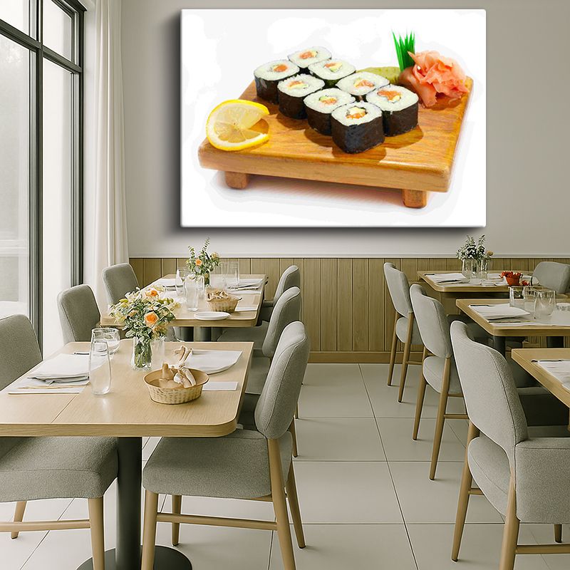 Yiyecek & İçecek Kanvas Tablo 477