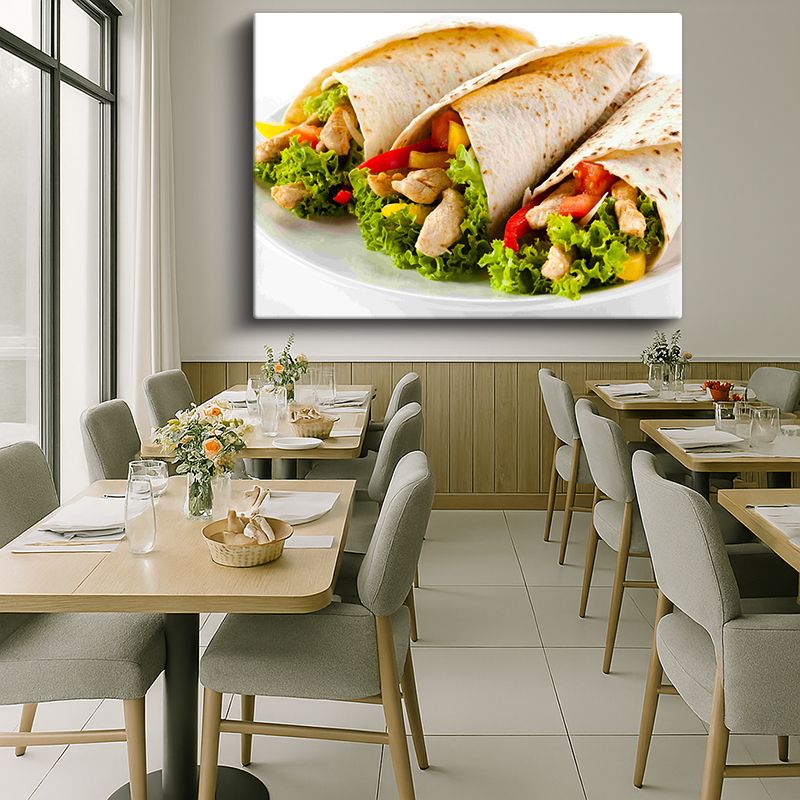 Yiyecek & İçecek Kanvas Tablo 481