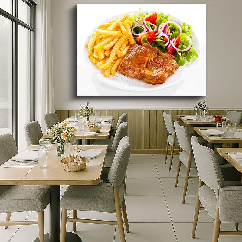 Yiyecek & İçecek Kanvas Tablo 488