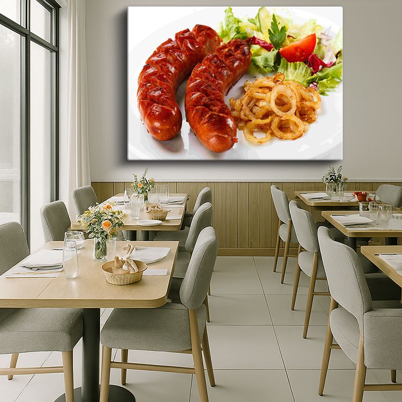 Yiyecek & İçecek Kanvas Tablo 489