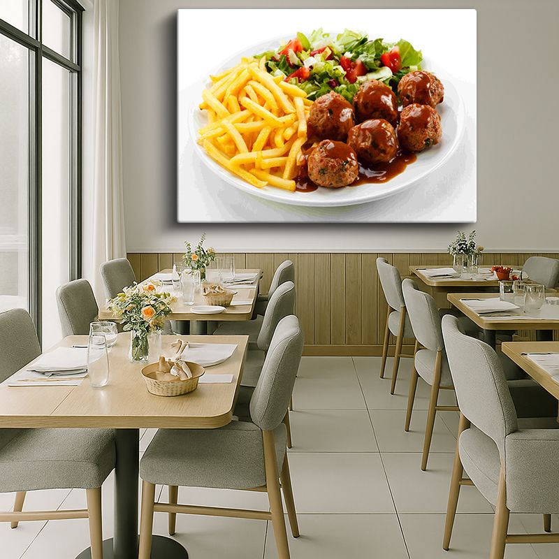 Yiyecek & İçecek Kanvas Tablo 493