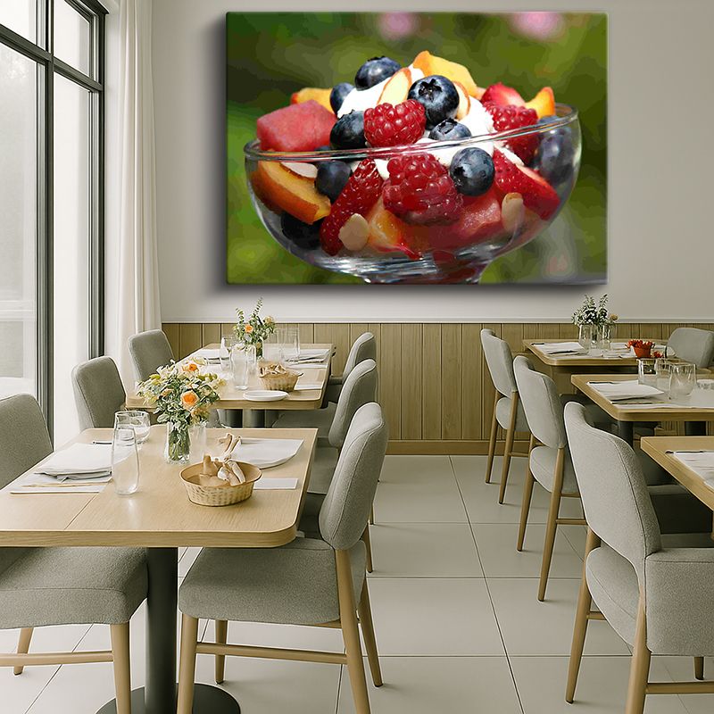 Yiyecek & İçecek Kanvas Tablo 498