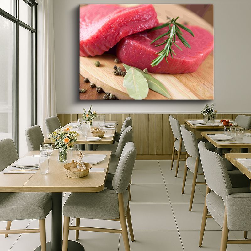 Yiyecek & İçecek Kanvas Tablo 506