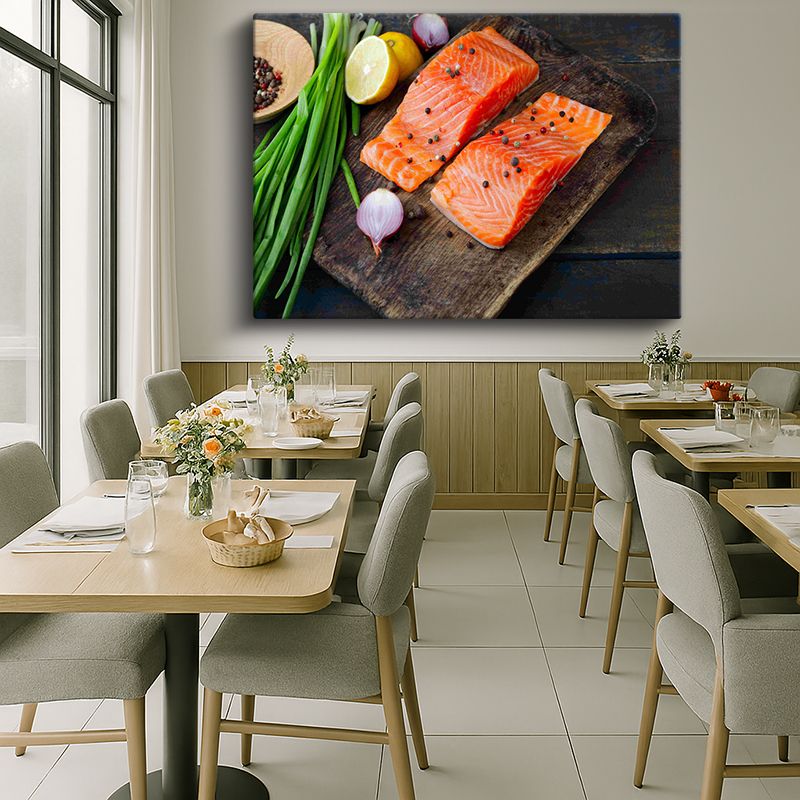 Yiyecek & İçecek Kanvas Tablo 517