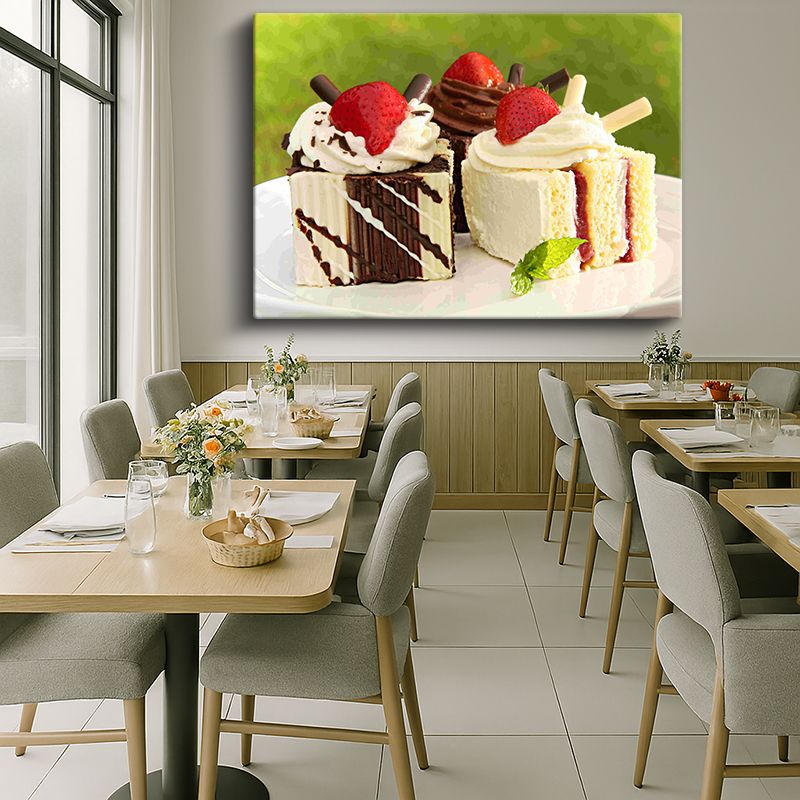 Yiyecek & İçecek Kanvas Tablo 527