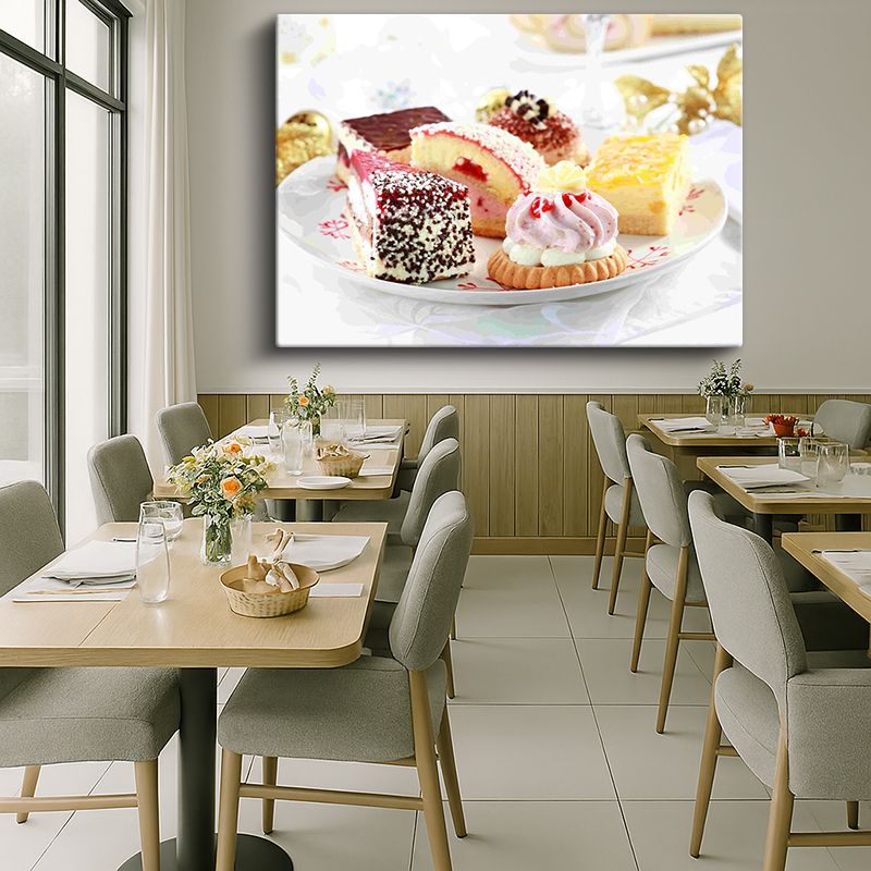 Yiyecek & İçecek Kanvas Tablo 539