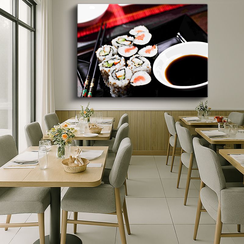 Yiyecek & İçecek Kanvas Tablo 543