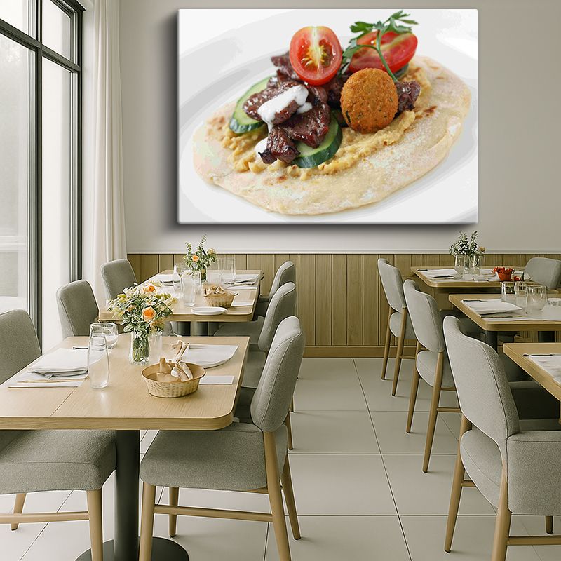 Yiyecek & İçecek Kanvas Tablo 560