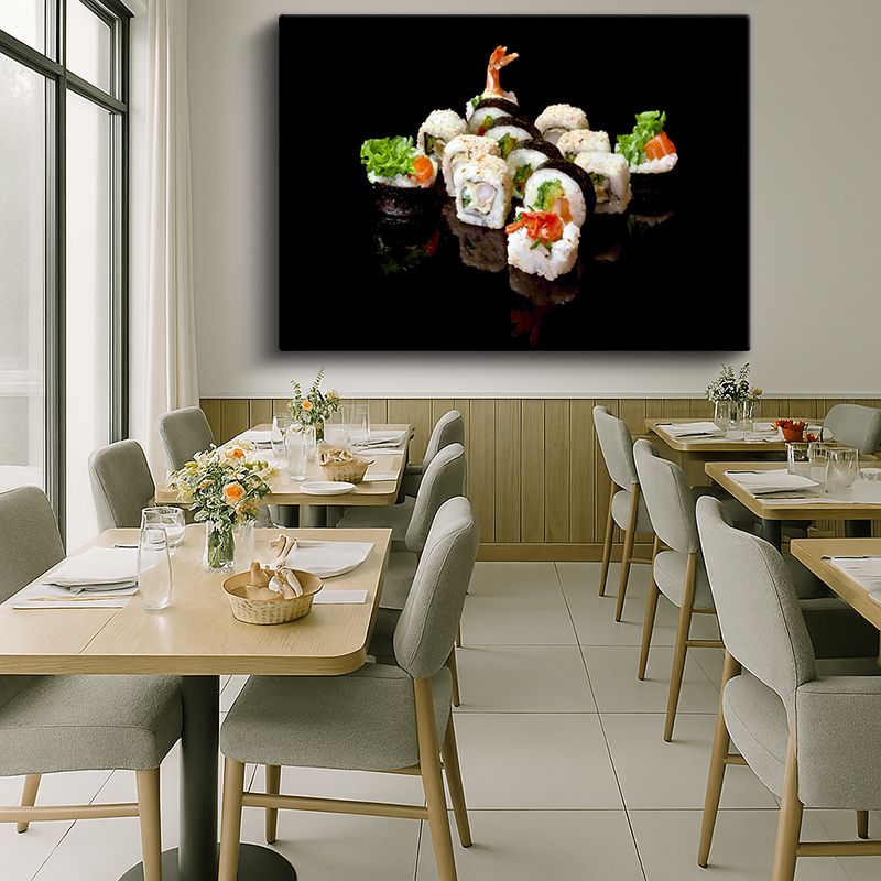 Yiyecek & İçecek Kanvas Tablo 565