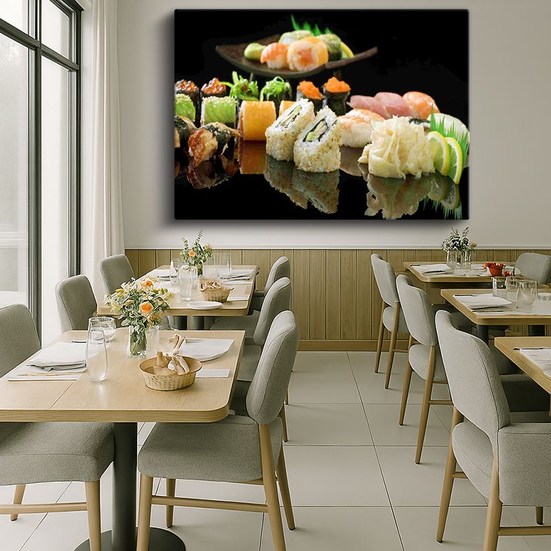 Yiyecek & İçecek Kanvas Tablo 567