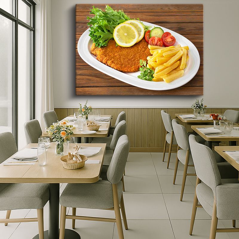 Yiyecek & İçecek Kanvas Tablo 574