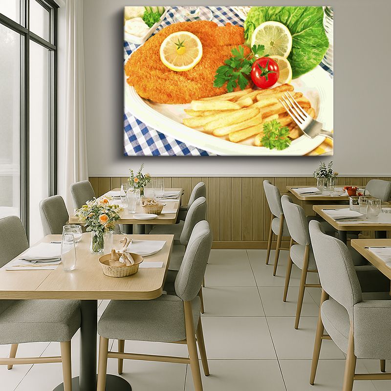 Yiyecek & İçecek Kanvas Tablo 575