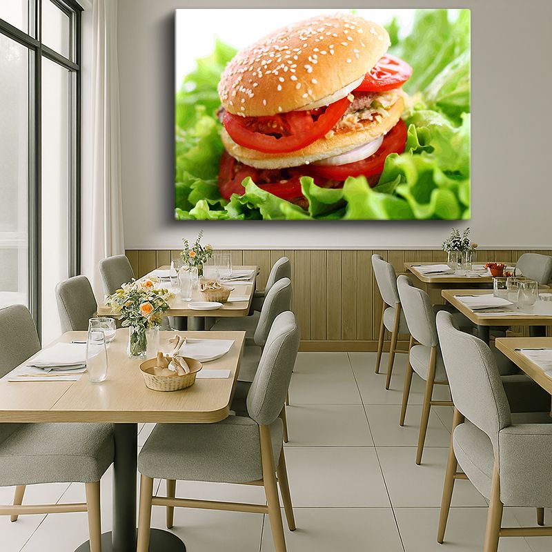 Yiyecek & İçecek Kanvas Tablo 576