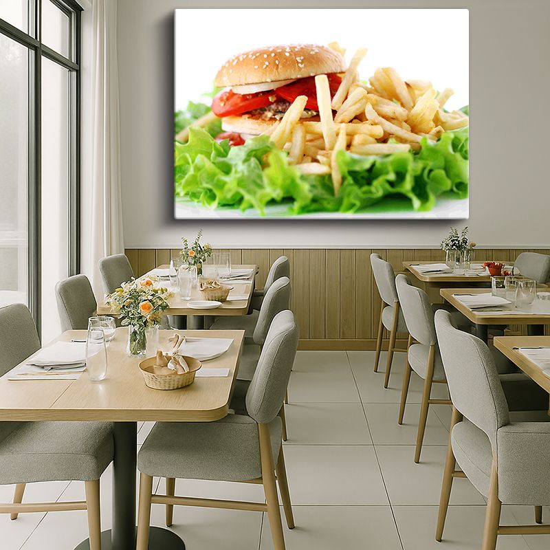 Yiyecek & İçecek Kanvas Tablo 577
