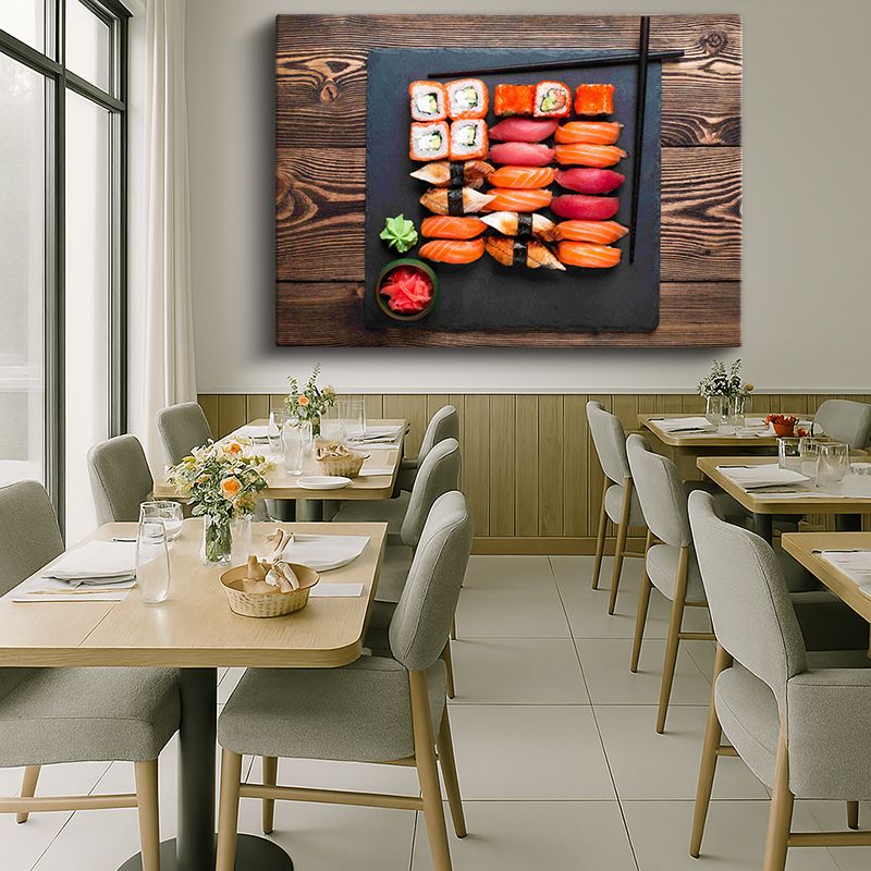 Yiyecek & İçecek Kanvas Tablo 601